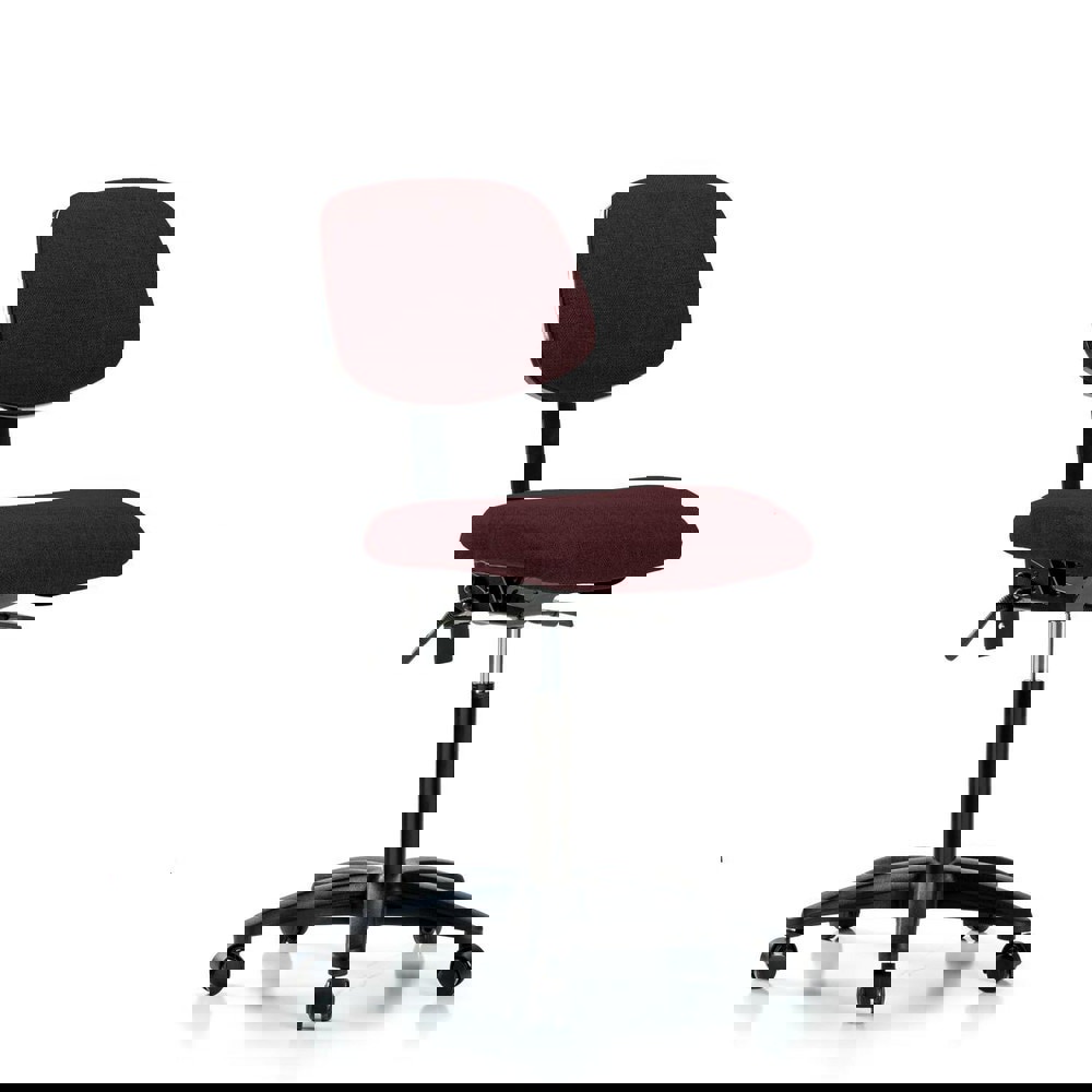 Task Chair: Olefin, Burgundy